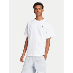 adidas Тишърт Trefoil Essentials JD0373 Бял Oversize