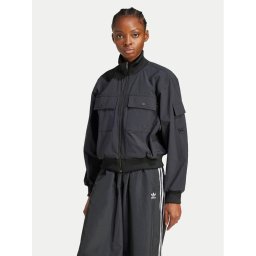 adidas Яке бомбър Premium Essentials JD4792 Черен Loose Fit
