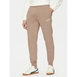 Puma Долнище анцуг Ess No. 1 Logo 682609 Кафяв Regular Fit