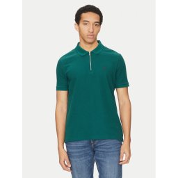 U.S. Polo Assn. Тениска с яка и копчета MUP3335 Зелен Regular Fit