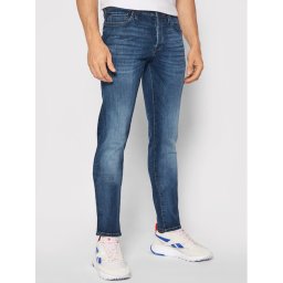 Jack & Jones Дънки Glenn 12133074 Тъмносин Slim Fit