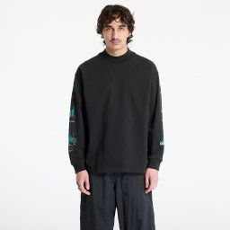 Тениска adidas Equipment Long Sleeve Graphic Tee Black/ Black M