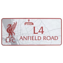 Liverpool FC Метална табела Анфилд