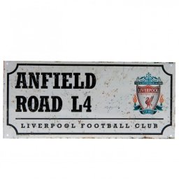 Liverpool FC Метална табела ретро