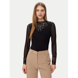 Morgan Блуза 251-TIAMO Черен Slim Fit