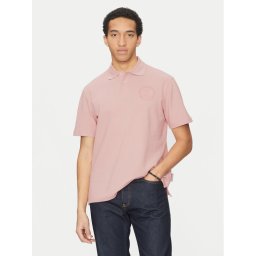Just Cavalli Тениска с яка и копчета 78OAGT01 Розов Regular Fit