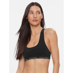 Calvin Klein Underwear Сутиен-топ Racerback Bralette 000QF7317E Черен