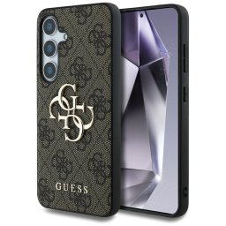 Гръб Guess за Samsung Galaxy S25 Plus ,PU, 4G Metal Logo Case, Кафяв