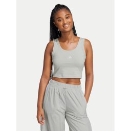 adidas топ Essentials Small Logo JD0561 Бежов Slim Fit