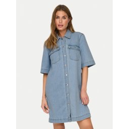 ONLY Дънкова рокля Belle 15324384 Син Regular Fit