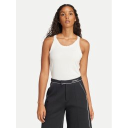 adidas топ Premium Essentials JD4768 Бял Slim Fit