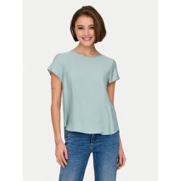 ONLY Тишърт Aya 15339742 Зелен Regular Fit