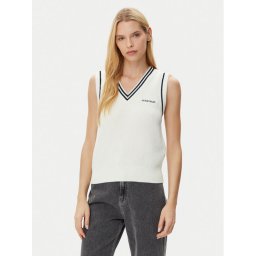 Guess Jeans Пуловер W5GR02 Z3HM1 Екрю Regular Fit