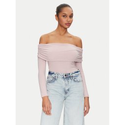 ONLY Блуза Glamour 15339759 Розов Slim Fit