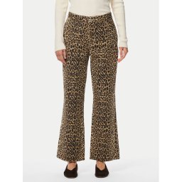 Pieces Дънки Salume 17156943 Кафяв Straight Fit