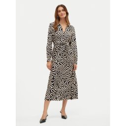 Vero Moda Рокля тип риза Vigdis 10323267 Черен Regular Fit