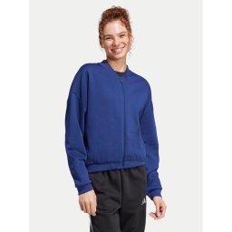 adidas Суитшърт Essentials Contemporary Logo JD9968 Тъмносин Loose Fit
