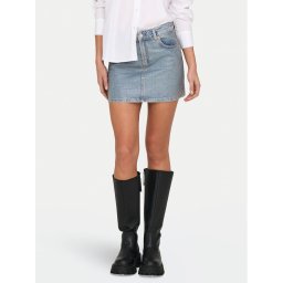 ONLY Дънкова пола Hollywood 15342137 Син Regular Fit