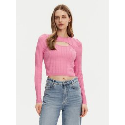 ONLY Пуловер Meddi 15339582 Розов Cropped Fit