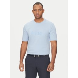 BOSS Тишърт 50531271 Светлосиньо Regular Fit