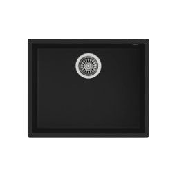 Teka Square 50.40 TG Подплотова гранитна мивка черна
