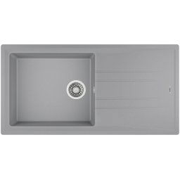 Teka STONE 60 L-TG Гранитна мивка за вграждане сив металик