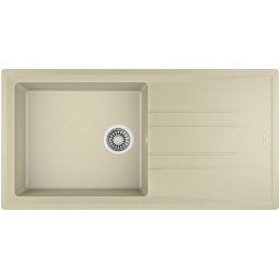 Teka STONE 60 L-TG Гранитна мивка за вграждане слонова кост