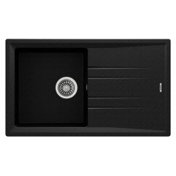 Teka STONE 50 B-TG Гранитна мивка за вграждане черен металик