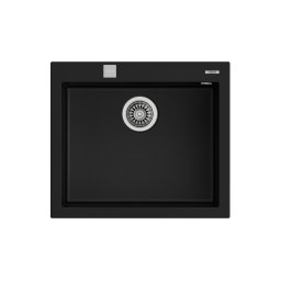 Teka ForSquare 50.40 TG Гранитна мивка за вграждане черна