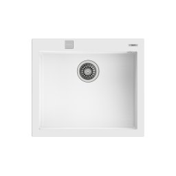 Teka ForSquare 50.40 TG Гранитна мивка за вграждане бяла