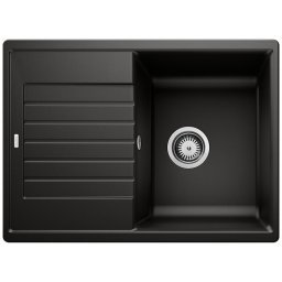 BLANCO ZIA 45 S Compact Черен мивка за вграждане