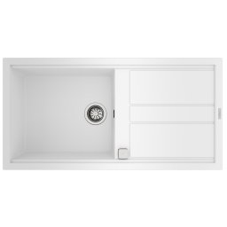 Teka Nova 60 L-TG Гранитна мивка за вграждане бяла