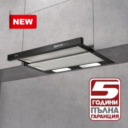 Lino FIT PREMIUM BK A60 Телескопичен аспиратор за вгражданечерен