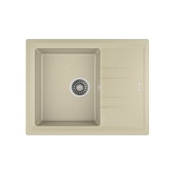 Teka STONE 45 S-TG Гранитна мивка за вграждане слонова кост