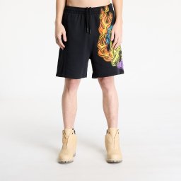 Marcelo Burlon County Flame Comfy Sweatshort Black/ Red S