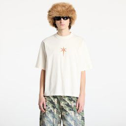 Тениска Marcelo Burlon County Goth Boxy T-Shirt Ecru Brown L