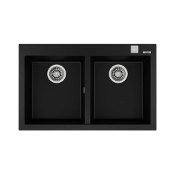 Teka ForSquare 2B 790 TG Гранитна мивка за вграждане черна