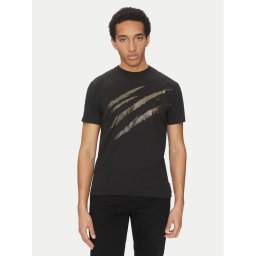 Plein Sport Тишърт SAEC MTK8008 STE001N Черен Regular Fit