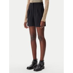Patrizia Pepe Шорти от плат 8P0697/A545-K103 Черен Regular Fit