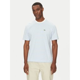 Lacoste Тишърт TH9749 Светлосиньо Regular Fit