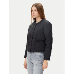 Morgan Преходно яке 251-GBOWIE Черен Regular Fit
