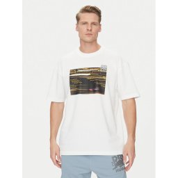 HUGO Тишърт Daveley_RB 50545125 Бял Regular Fit