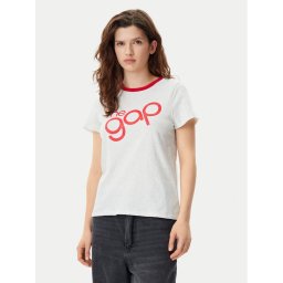 Gap Тишърт 723653-06 Сив Regular Fit