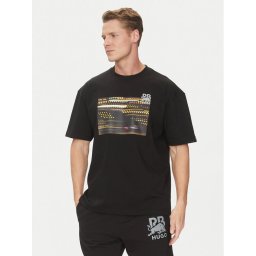 HUGO Тишърт Daveley_RB 50545125 Черен Regular Fit