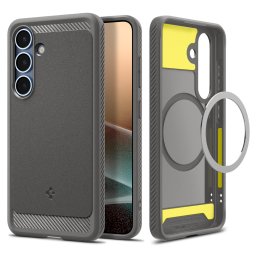 Гръб Spigen за Samsung Galaxy S25 ,Rugged Armor, MagSafe, Сив