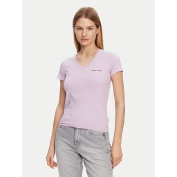 Guess Jeans Тишърт W4YI23 J1314 Виолетов Slim Fit