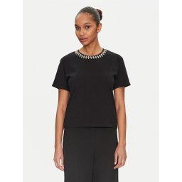 Morgan Тишърт 251-DOUTI Черен Regular Fit