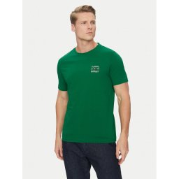 Tommy Hilfiger Тишърт Stack MW0MW38622 Зелен Regular Fit