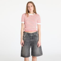 Пуловер Tommy Jeans Essential Shortsleeve Sweater Red XS
