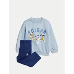 adidas Анцуг Disney Mickey Mouse JN6099 Син Regular Fit